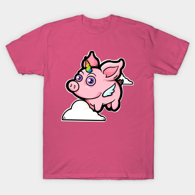 Piggycorn T-Shirt by BearishART Creations